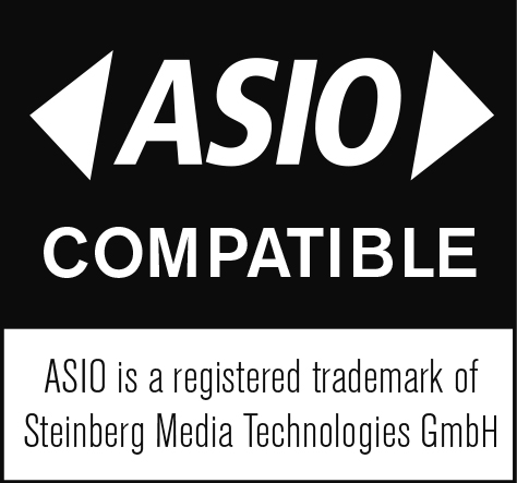 ASIO compatible logo Steinberg TM BW